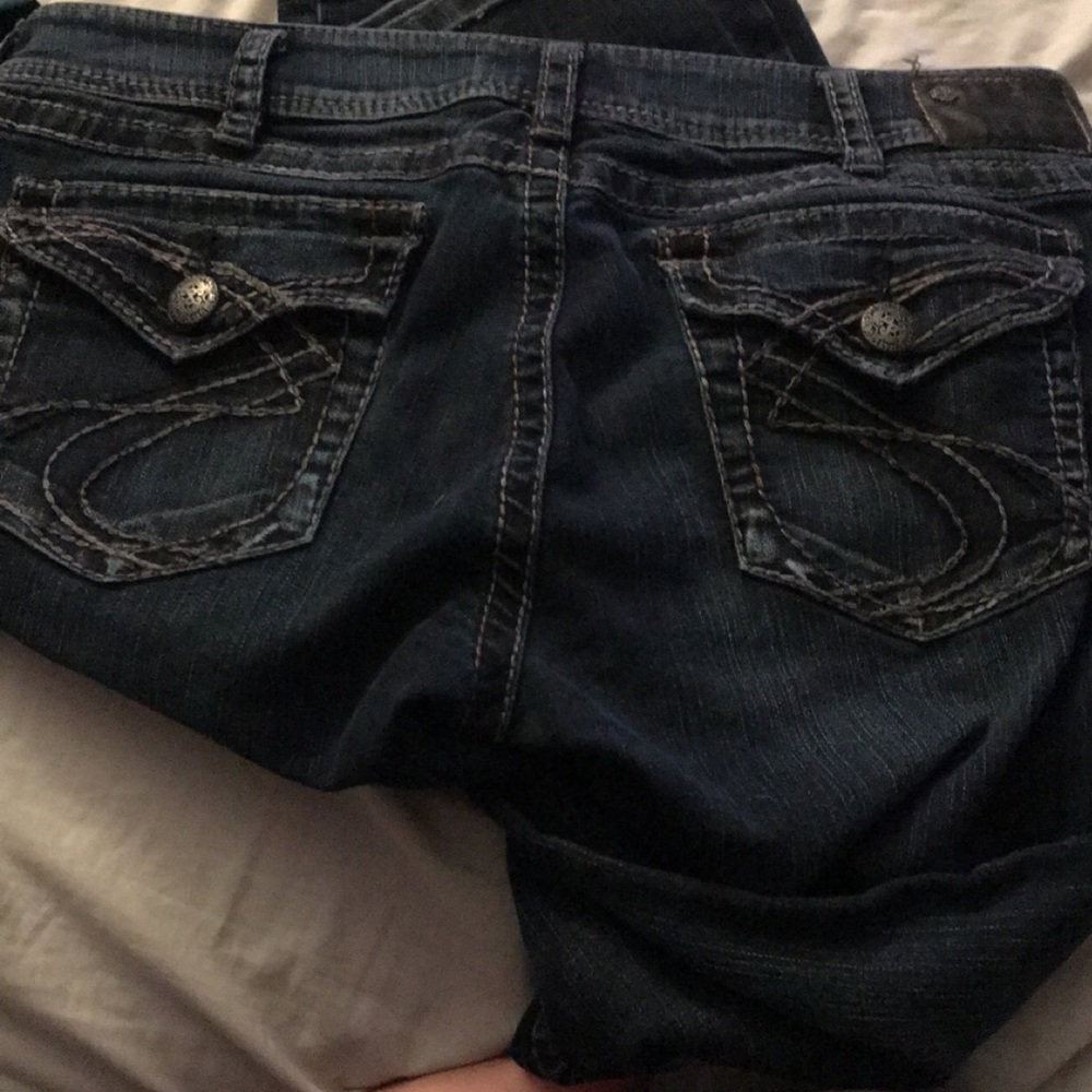 Silver jeans